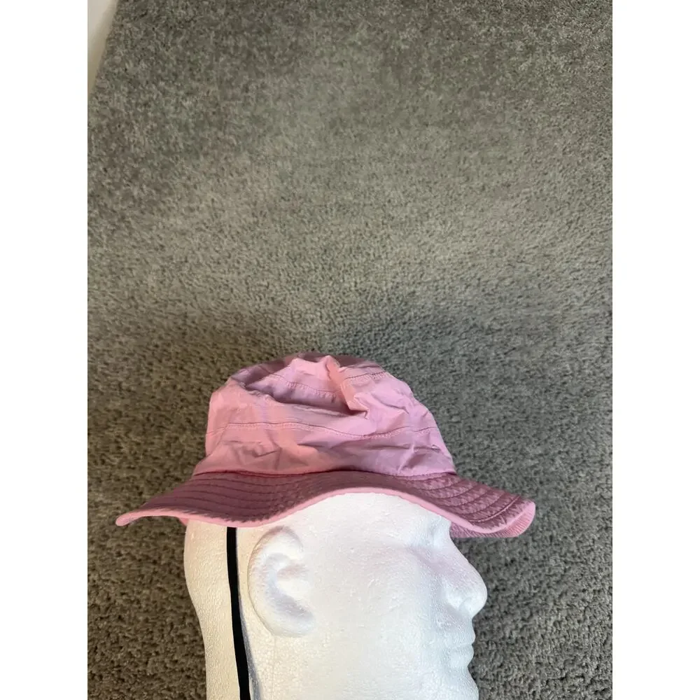 L.L. Bean Hat Cap Strap Back Unisex Kids M Pink Adjustable Sun Hat Nylon Mesh